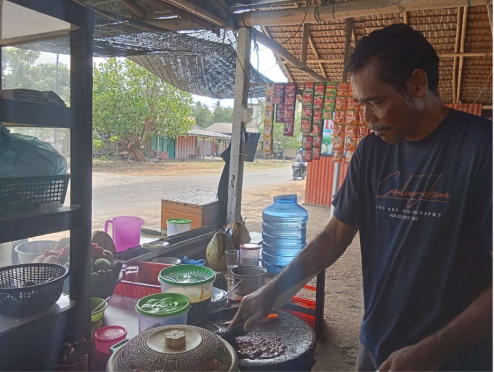 pondok rujak salah satu kuliner yang populer yang ada di gampong hagu barat laut